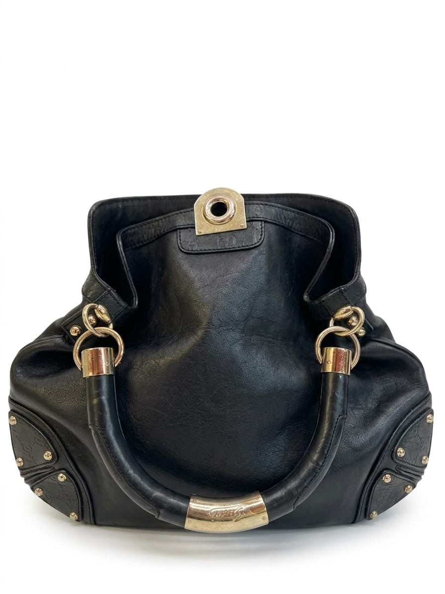 Black Indy Leather Hobo bag from Tom Ford era