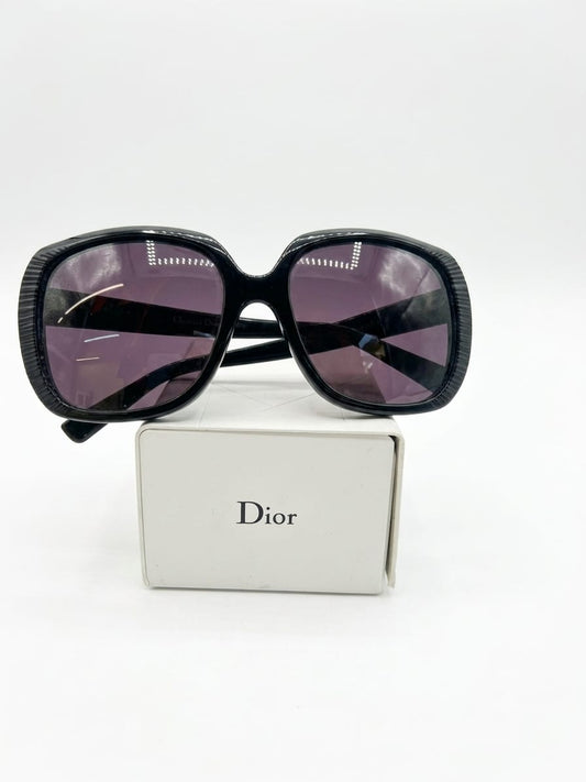 Taffetas 1 oversized black frame sunglasses