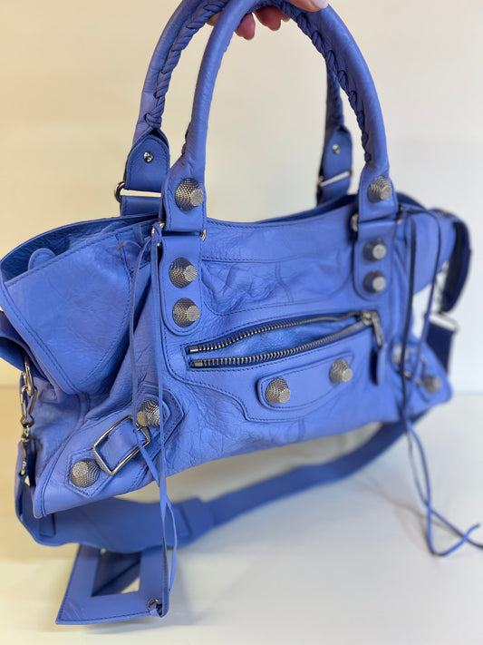 Bright purple City Bag.