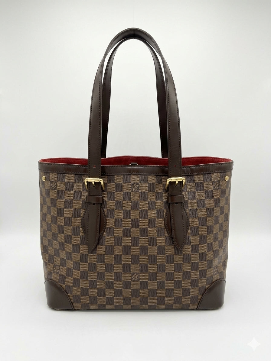 Louis Vuitton Damier Ebene Hampstead MM Tote Bag